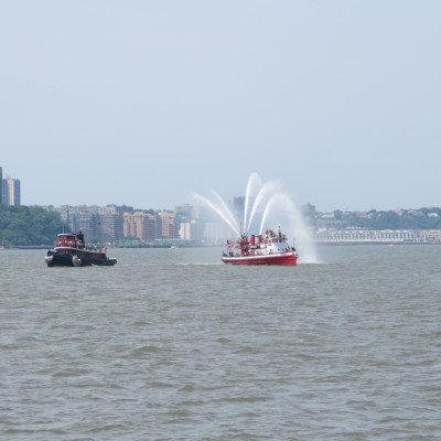 Fireboat John J Harvey & Tugboat Pegusus, 2014