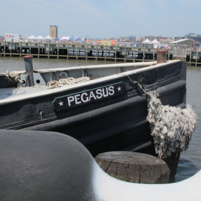 Bow of Tugboat Pegasus, 2014